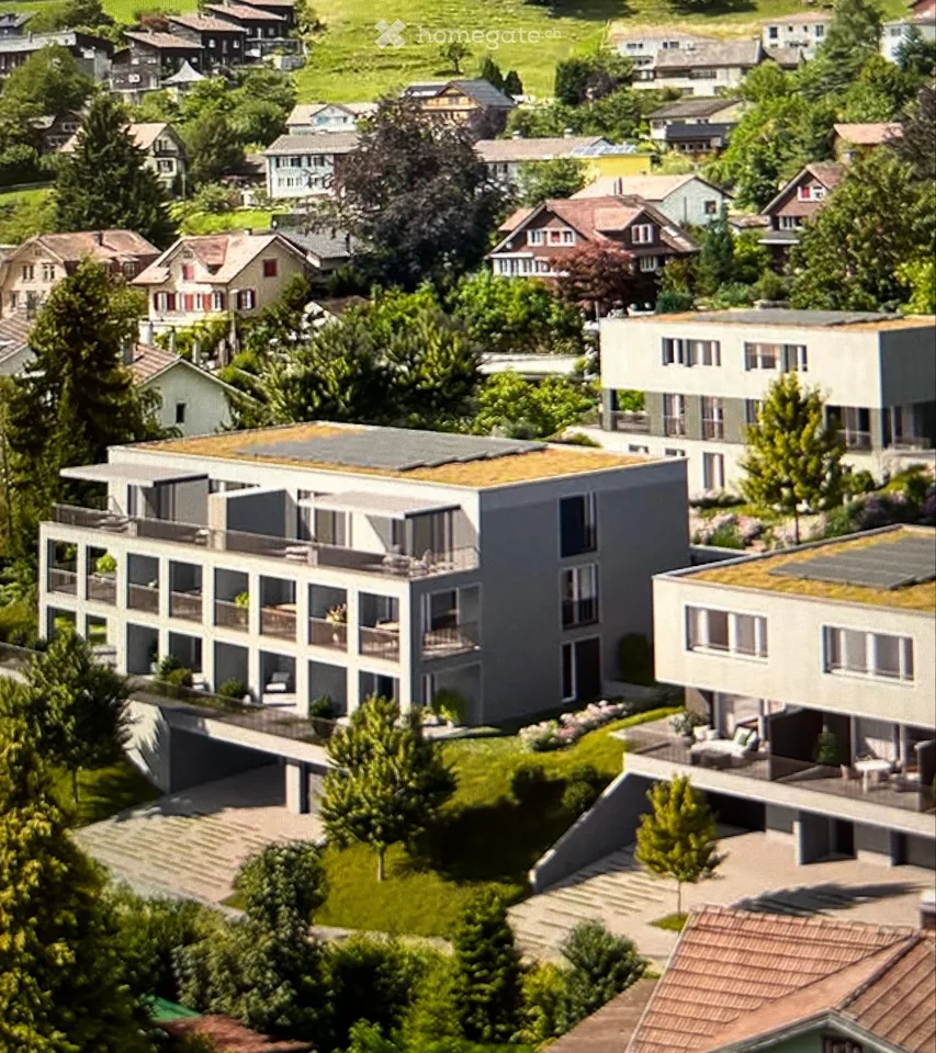 Neubau-Erstvermietung: 2.5 Wohnung mit traumhafter Aussicht