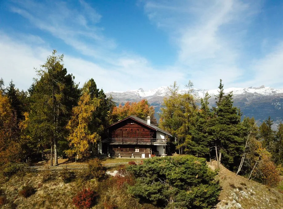 Magnifico chalet "Charme" a Vercorin con vista impareggiabile sulla Val d'Anniviers
