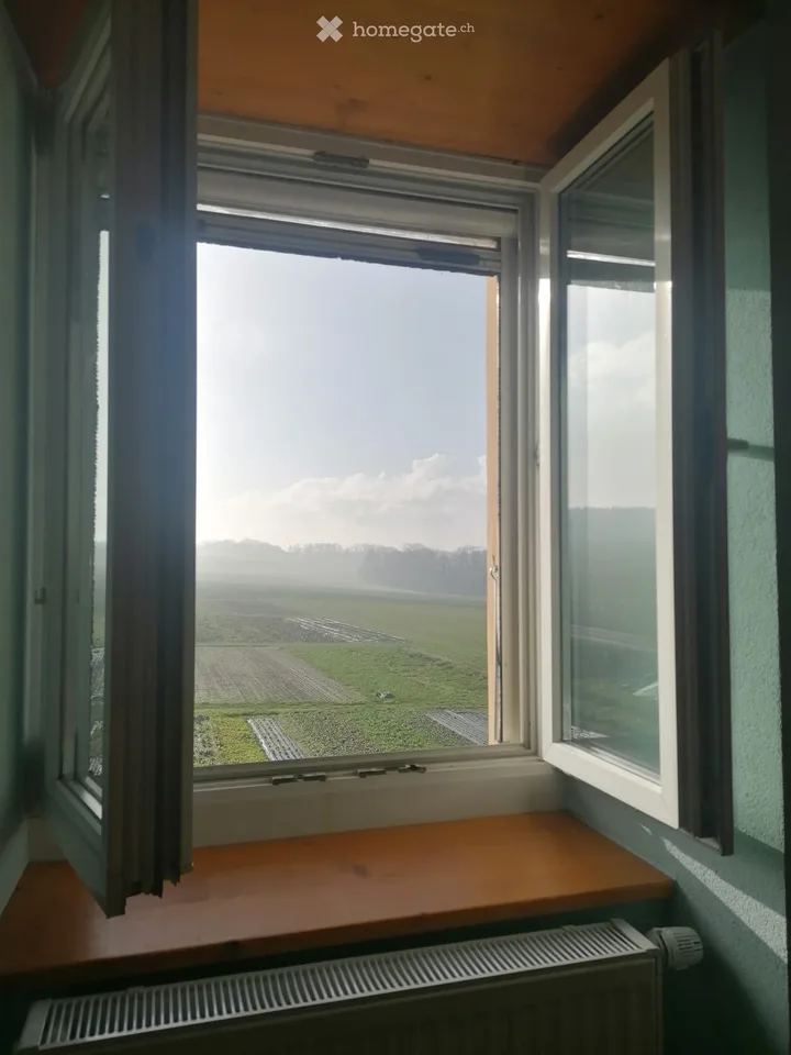 Zimmer 12m2 WG mansardiert schöne Aussicht abgelegene Farm Landschaft