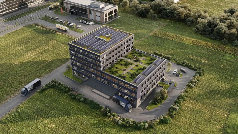 Neubau eines hochwertigen Gewerbe- und Bürogebäudes an bester Lage in Spreitenbach