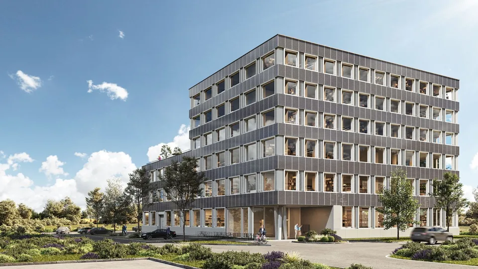 Neubau eines hochwertigen Gewerbe- und Bürogebäudes an bester Lage in Spreitenbach