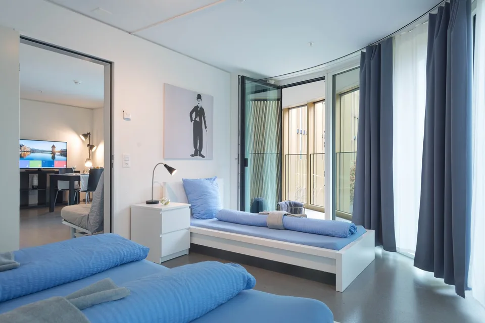 Moderne, möblierte 2-Zimmer-Wohnung mit Balkon in Luzern