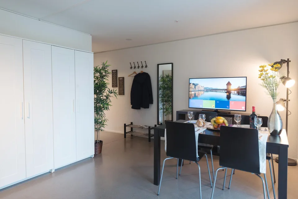 Moderne, möblierte 2-Zimmer-Wohnung mit Balkon in Luzern