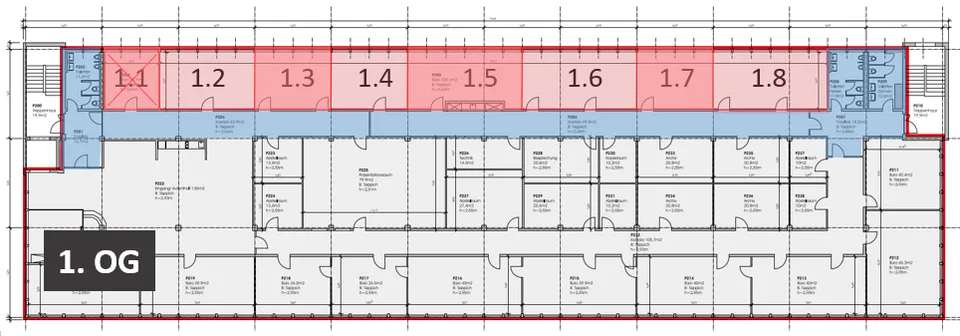 Bureaux individuels attractifs à Pratteln - 18-40 m2 - à partir de 450.- forfait!