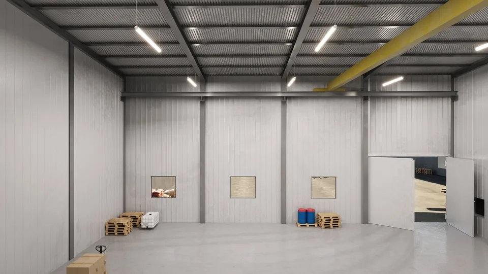Halle industrielle à louer - Plan les Ouates - Rez-de-chaussée