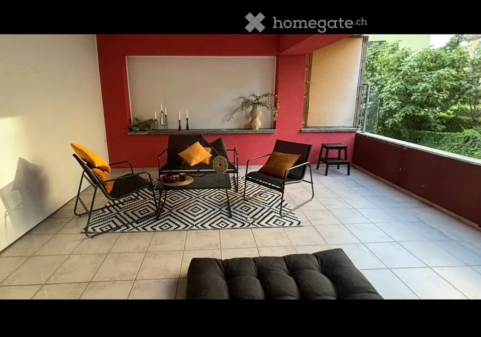 2 locali con giardino privato e grande terrazza coperta