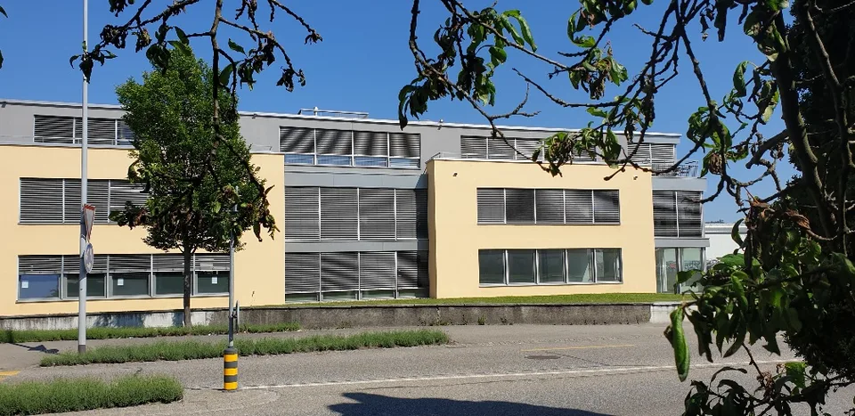 Heller Gewerberaum mit Rundumterrasse