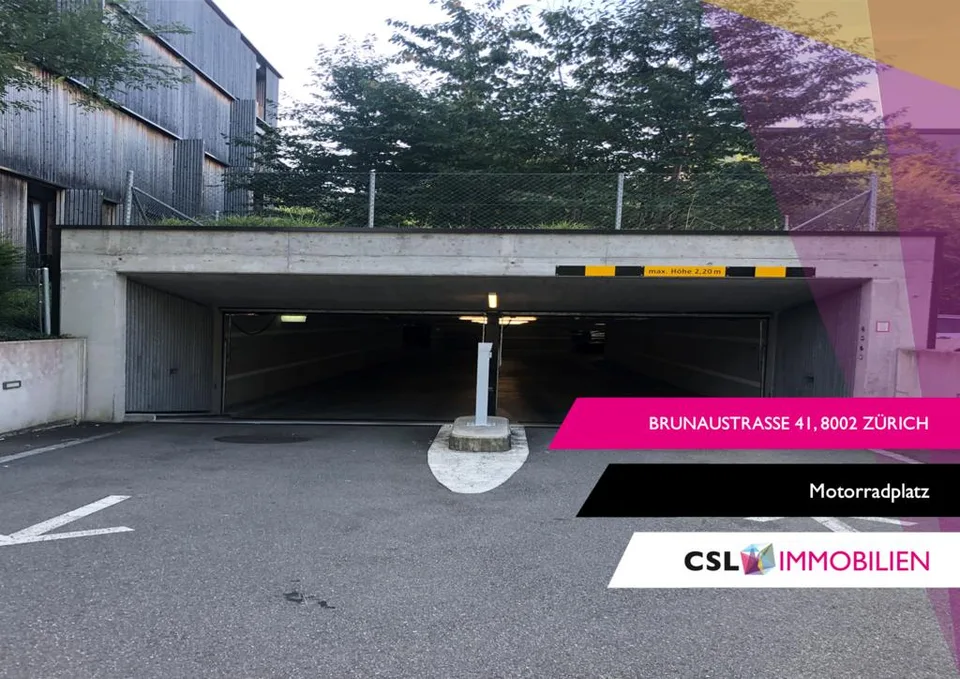 Motorradeinstellplatz in Zürich Enge