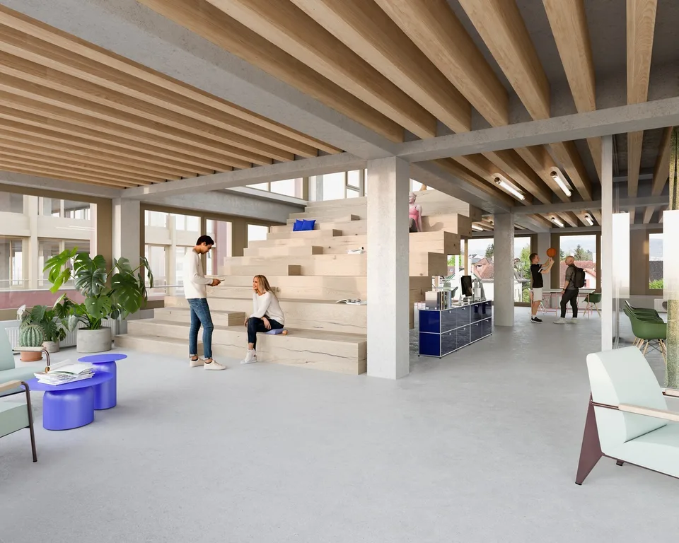 Next Level Spaces - hochflexible Büro- und Gewerbeflächen auf dem Papieri-Areal in Cham
