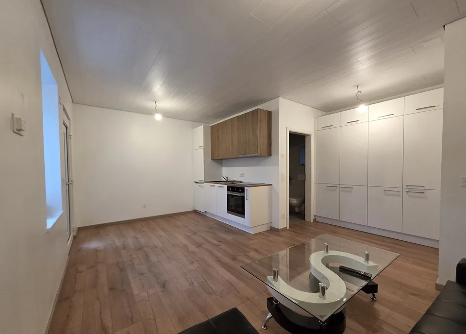 Studio moderne rénové à Haute-Sorne – disponible immédiatement