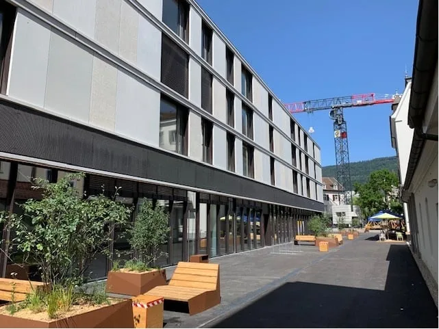 Bureaux chics première occupation au cœur de Delémont