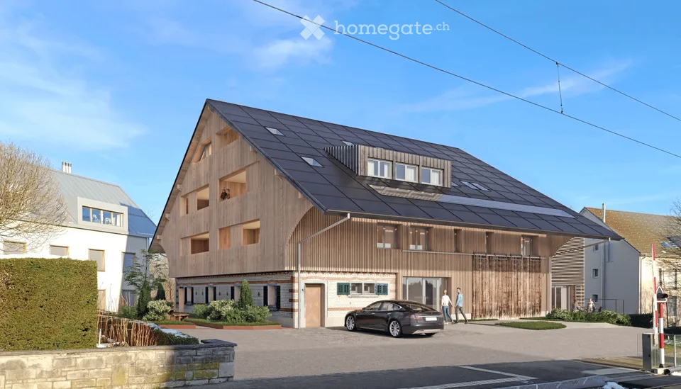 Erstvermietung - 4.5-Zimmer-Wohnung in fantastischem Holzbau
