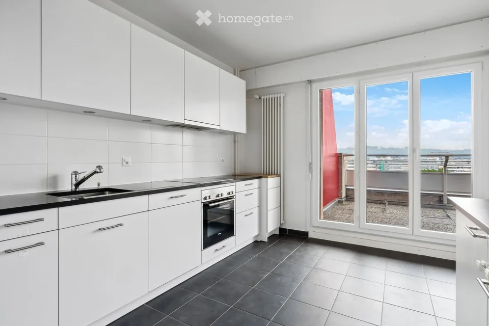 Beautiful 6-room duplex with panoramic views in Onex