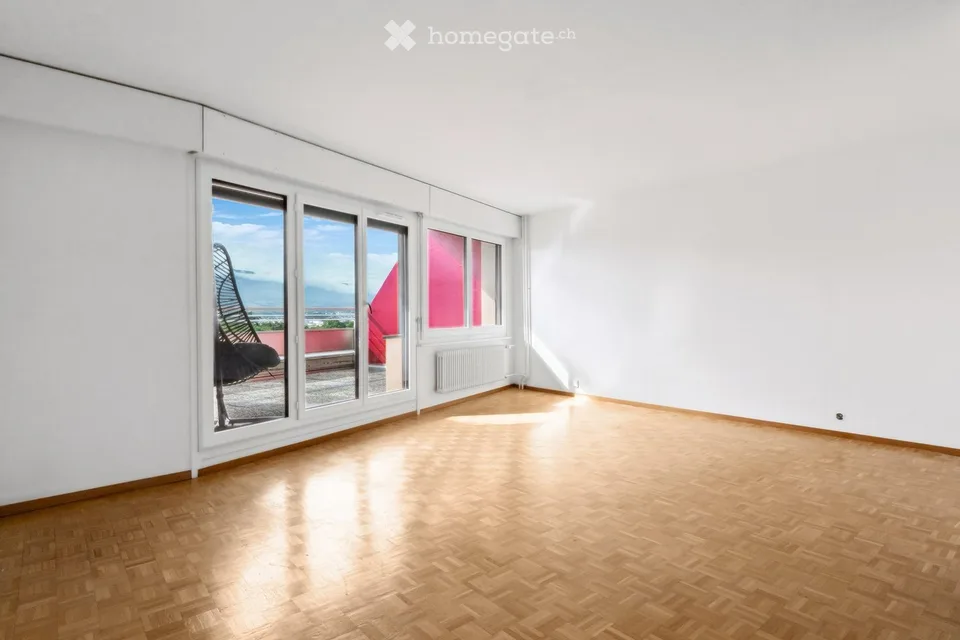 Beautiful 6-room duplex with panoramic views in Onex
