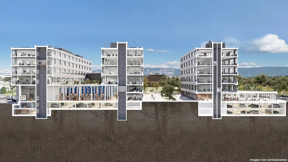 Flächen zur Miete in einem prägnanten Projekt