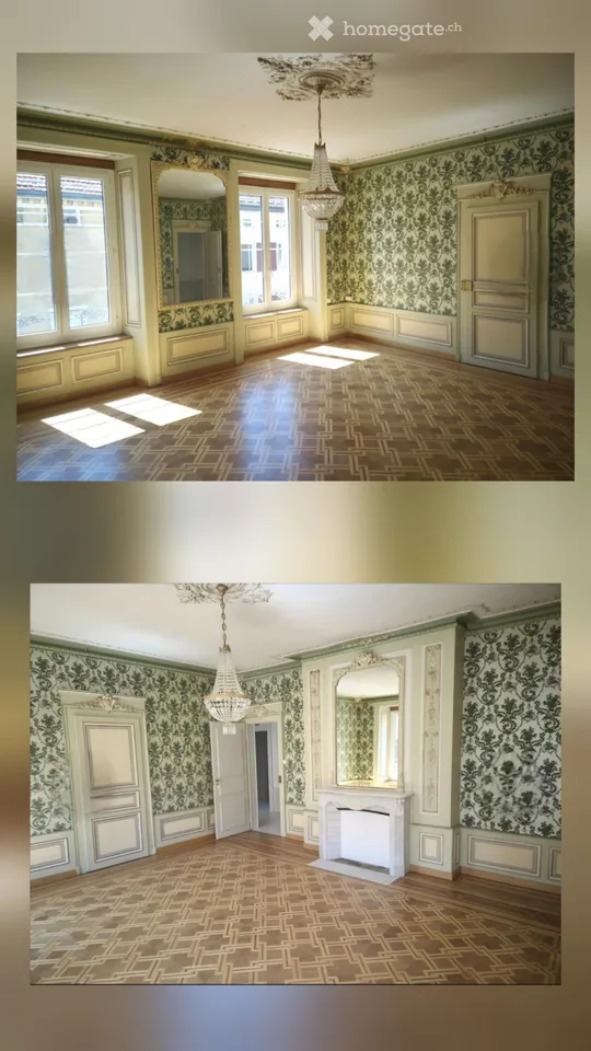 Grand appartement de 7.5 pces avec double balcon et garage