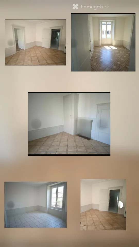 Große Wohnung mit 7.5 Zimmern, Doppelbalkon und Garage