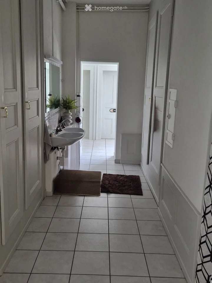 Große Wohnung mit 7.5 Zimmern, Doppelbalkon und Garage