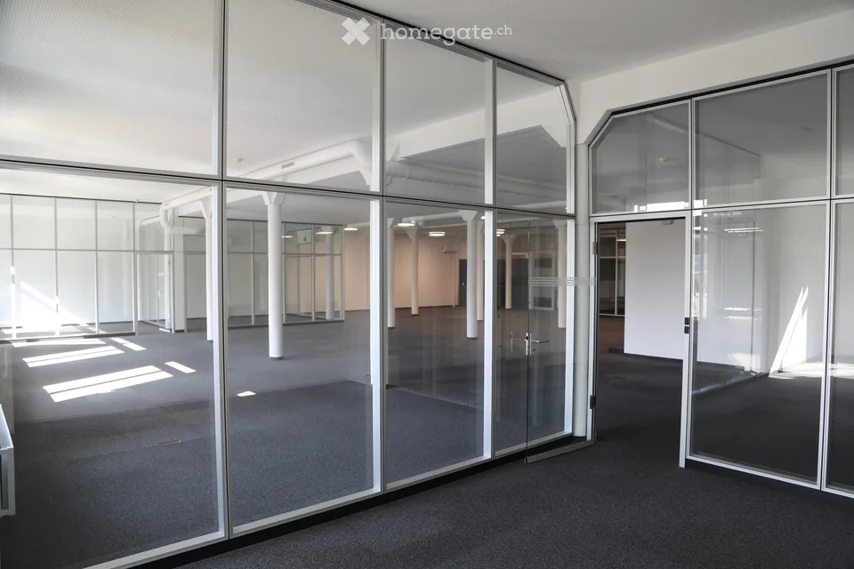 Storage room with modern commercial space