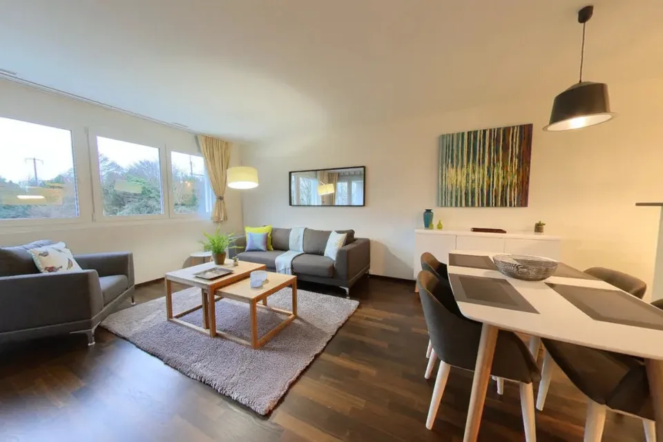Charming 1-bed apartment with balcony in Morges