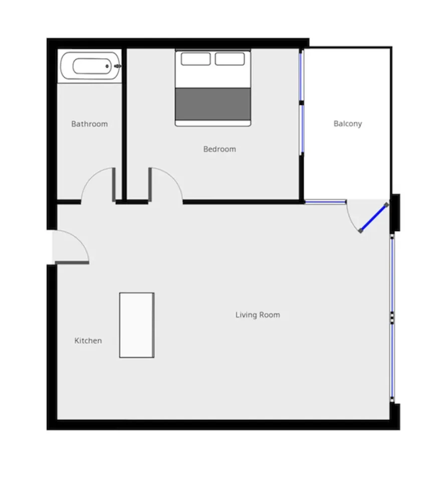 Charming 1-bed apartment with balcony in Morges – foto 6 di 6