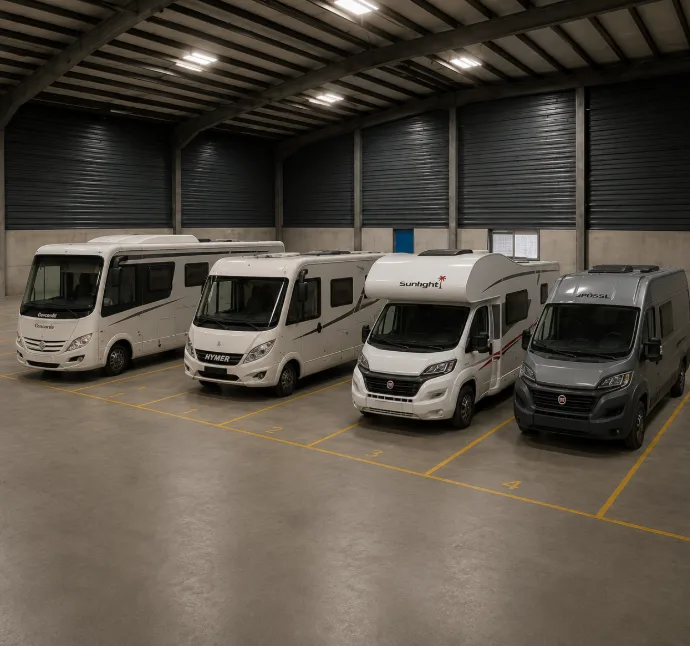 Einstellplatz für Wohnwagen und Wohnmobil