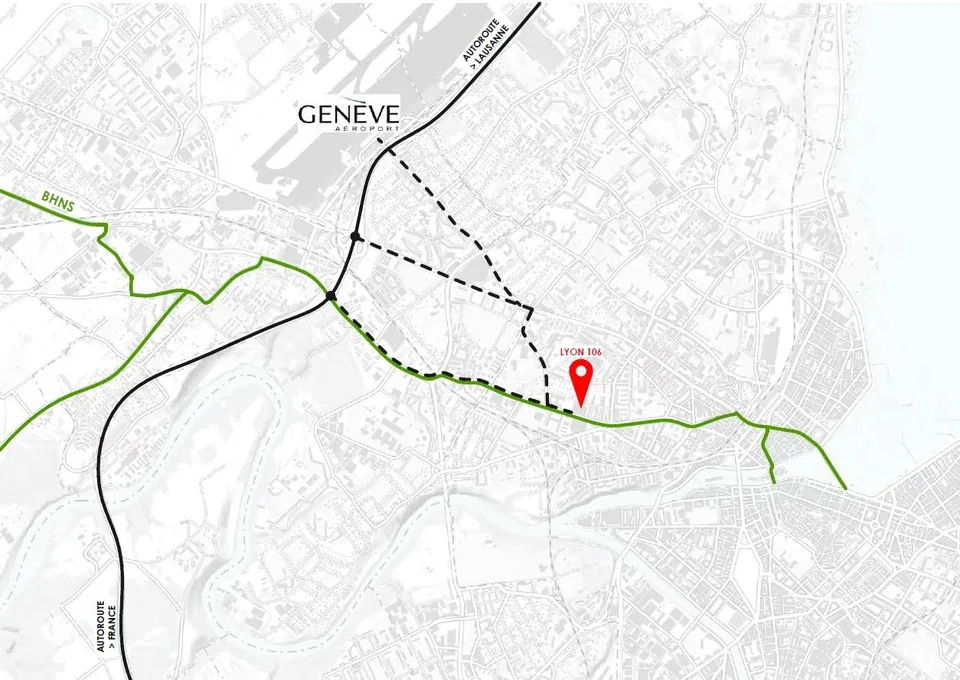 Activity areas in a new industrial hub in Charmilles