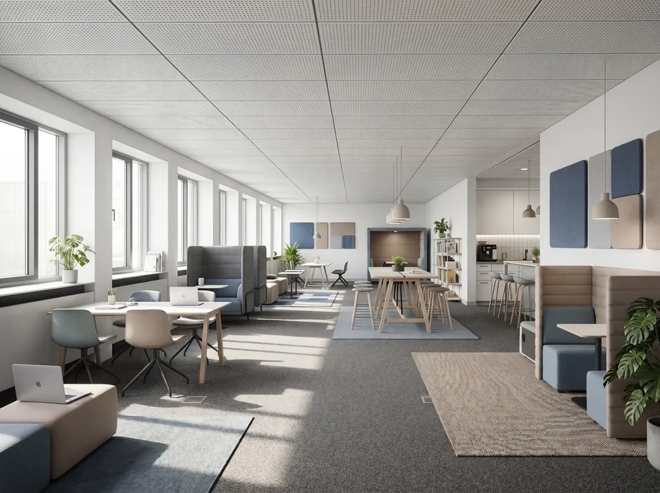 Gekühlte "plug and play" Bürofläche für bis zu 12 Arbeitsplätze