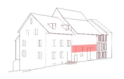 Wohnung am Rande des Dorfkernes, S1