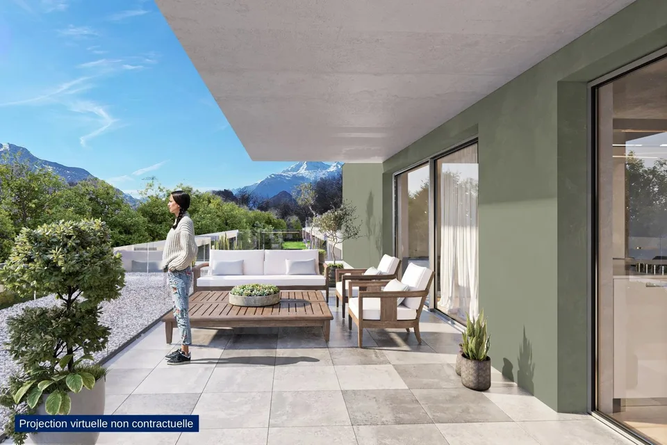 À louer à Uvrier appartement 2.5 pièces avec terrasse