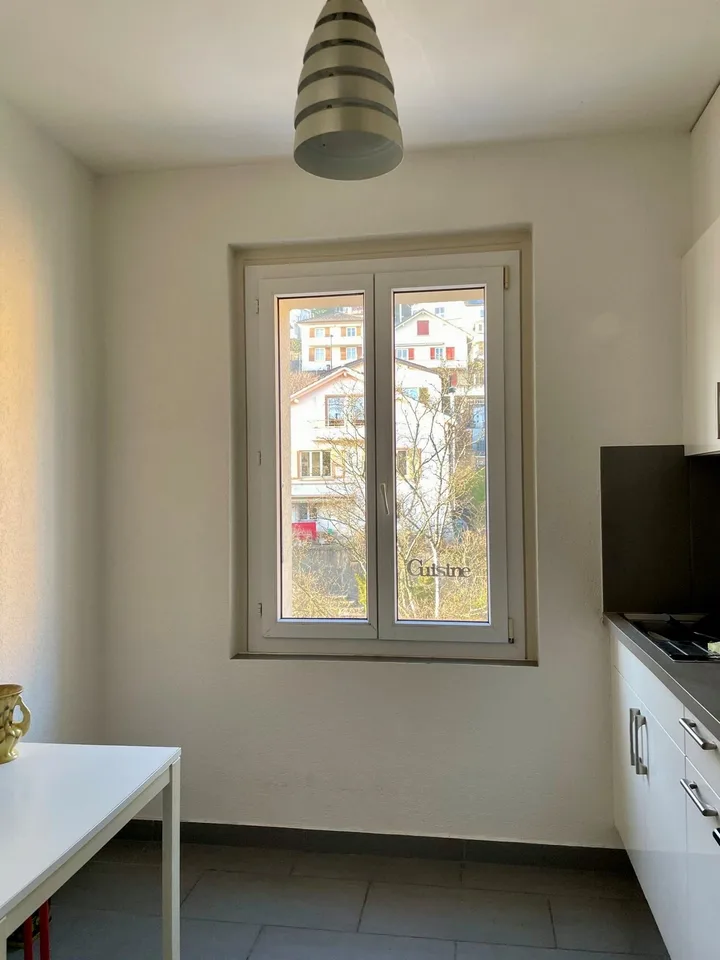 Avec vue sur le lac et les Alpes, bel appartement de 2 pièces situé...