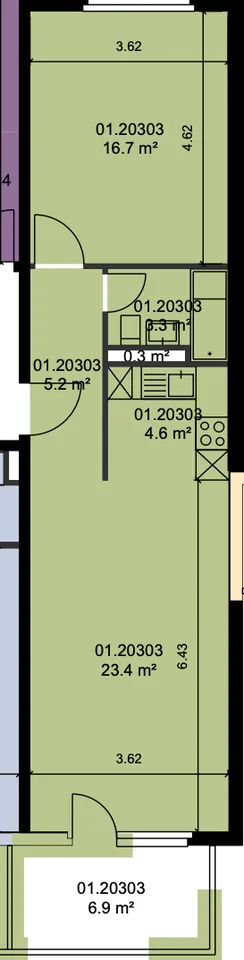 Helle 2.5-Zimmer-Wohnung mit Balkon und Seesicht in Rorschach – Foto 11 von 12