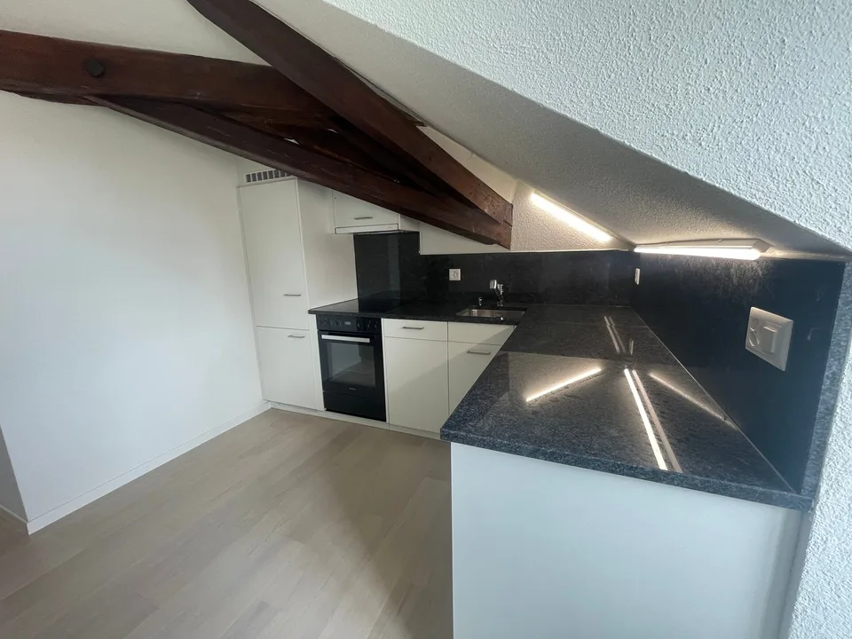 Wohnen mit Charakter: Stilvolle Dachwohnung im Herzen von Zürich