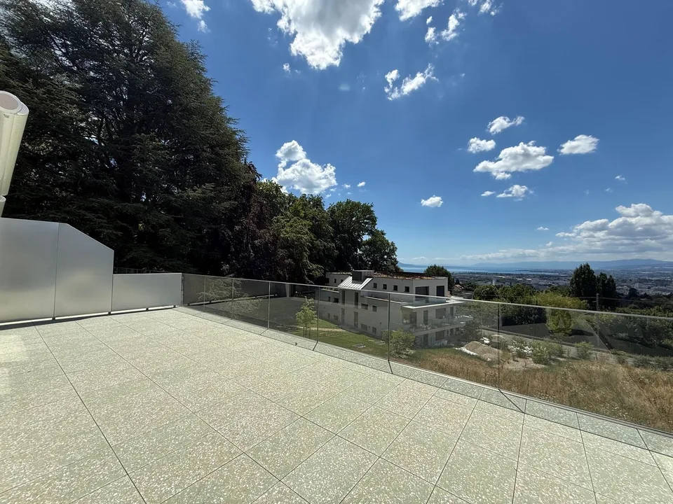 2.5 pièces en attique avec grande terrasse et vue sur le lac