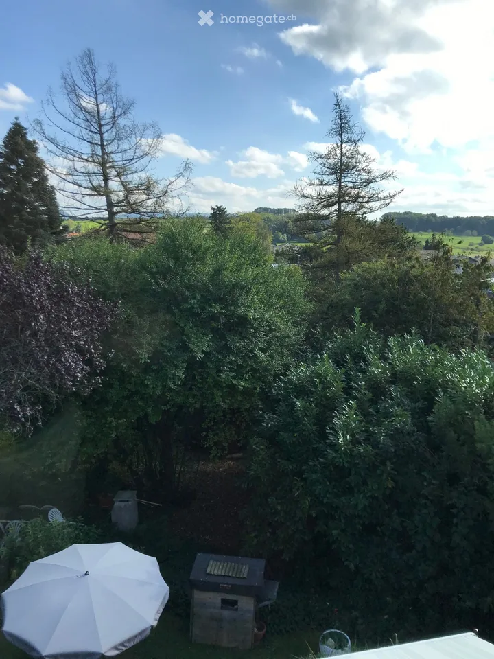 Charmante 3.5-Zimmer-Wohnung mit Balkon und Gartensitzplatz in traumhafter Umgebungin Gempen