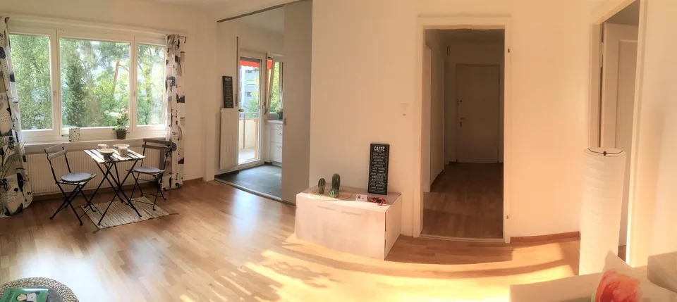 Appartamento di 2 camere luminoso con balcone tranquillo e soleggiato affacciato sul verde – foto 8 di 11