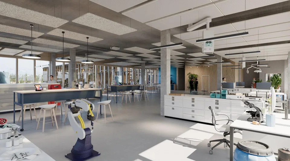Neues Gebäude - Flächen ab 700m2 zu vermieten - Campus the Hive – Foto 6 von 11