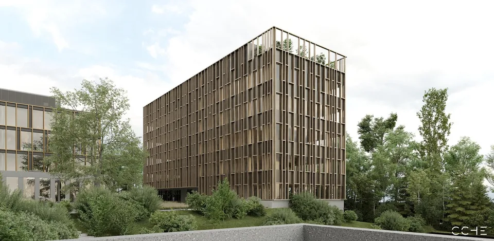 Neues Gebäude - Flächen ab 700m2 zu vermieten - Campus the Hive