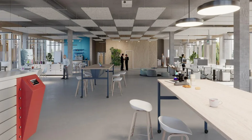 Neues Gebäude - Flächen ab 700m2 zu vermieten - Campus the Hive
