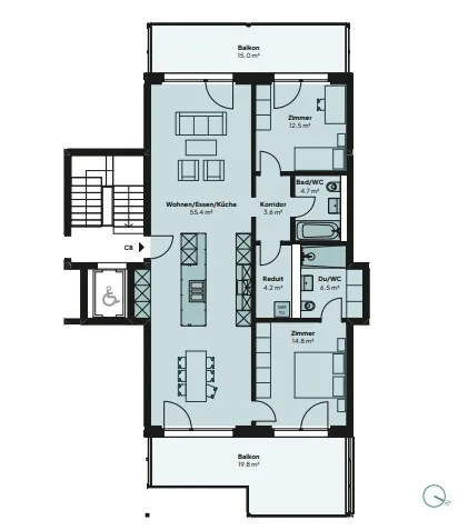 3.5 Zimmer Etagenwohnung in Boniswil | UrbanHome