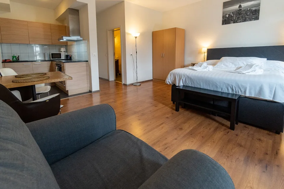 Studio Deluxe Meublé et Équipé – Avec Service hôtelier – photo 6 sur 13