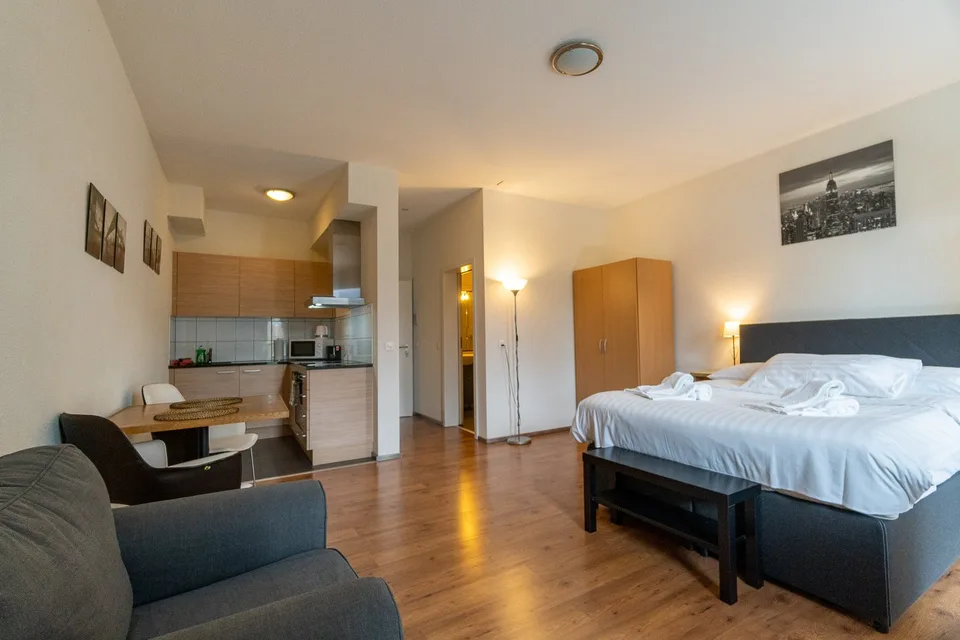 Studio Deluxe Meublé et Équipé – Avec Service hôtelier – photo 8 sur 13