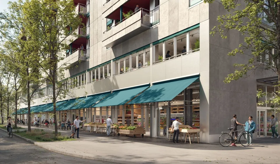 Volta Basel - Attraktive Verkaufsfläche (C220, Supermarkt) im Neubauprojekt
