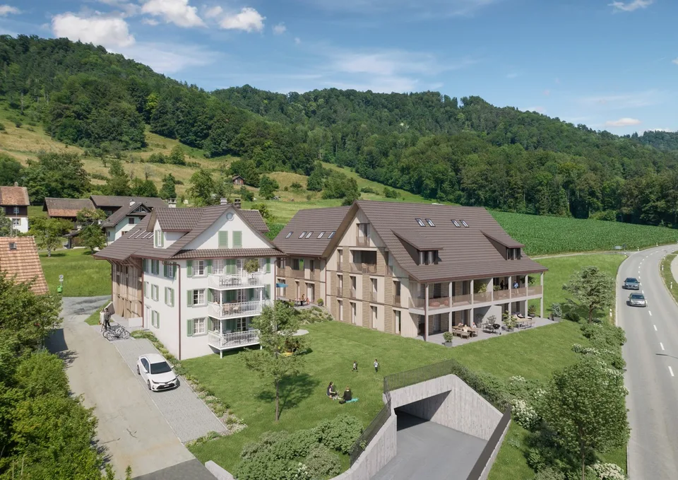 Ampio appartamento di 3,5 locali con due balconi vicino al lago di Türlersee