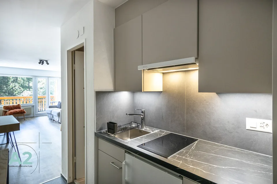 Studio renoviert, zur Jahresmiete verfügbar