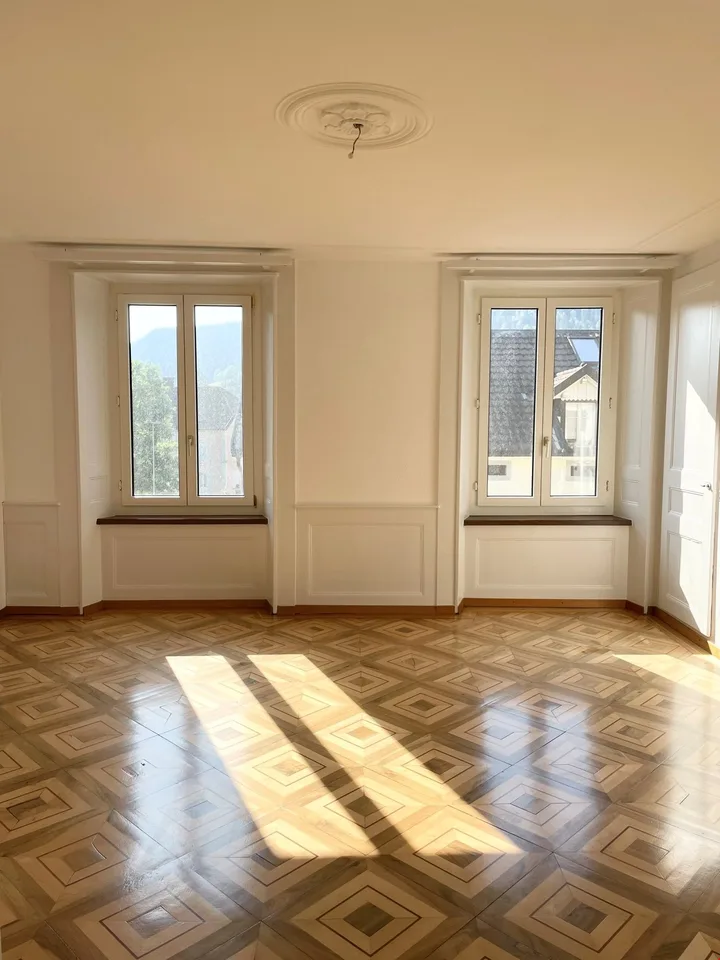 Große 3-Zimmer-Wohnung mit Veranda
