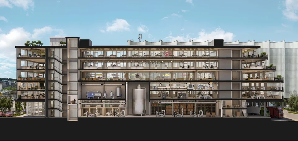 Innovativer und flexibler Neubau direkt am Bahnhof Altstetten und an der Autobahn A1