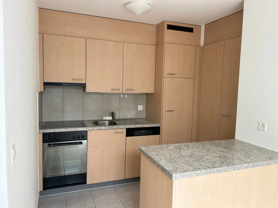 Gemütliche 2.5-Zimmer-Dachwohnung in Bettlach – ruhige Lage mit viel Sonne
