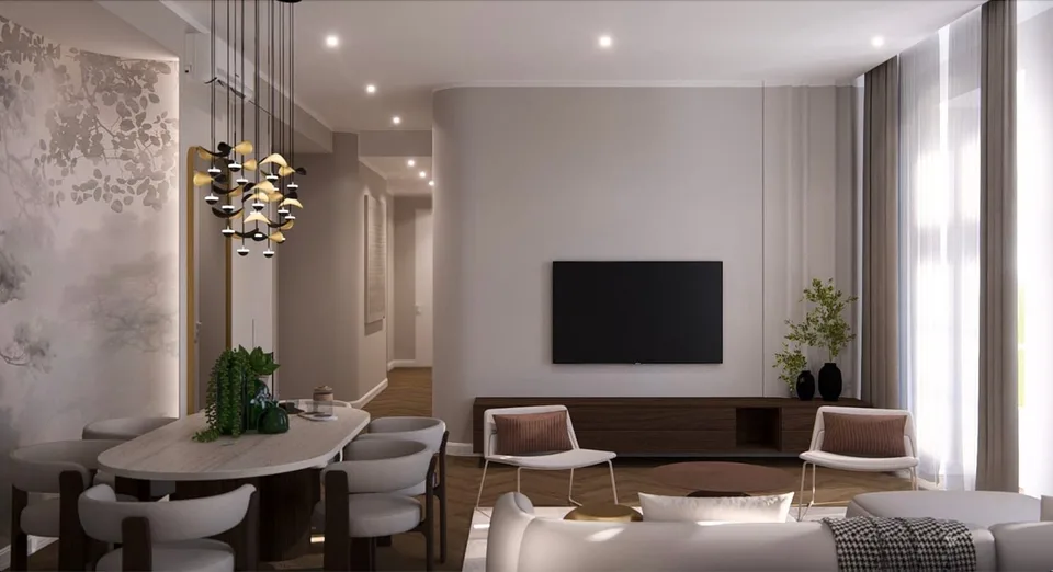 Im Herzen von Lugano: 3.5-Zimmer-Wohnung