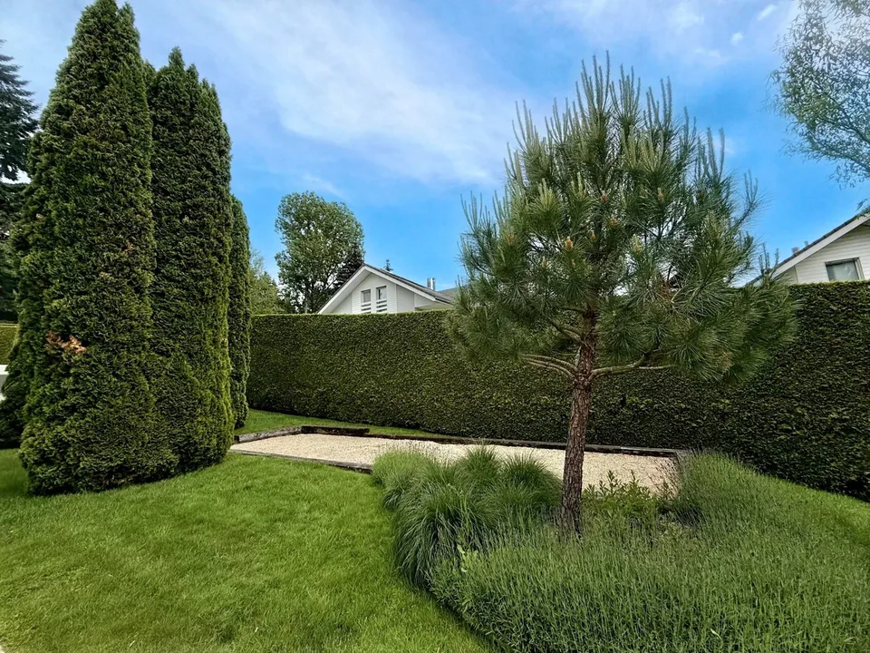 Large contemporary villa of 500m², pool, calm, view of the Jura